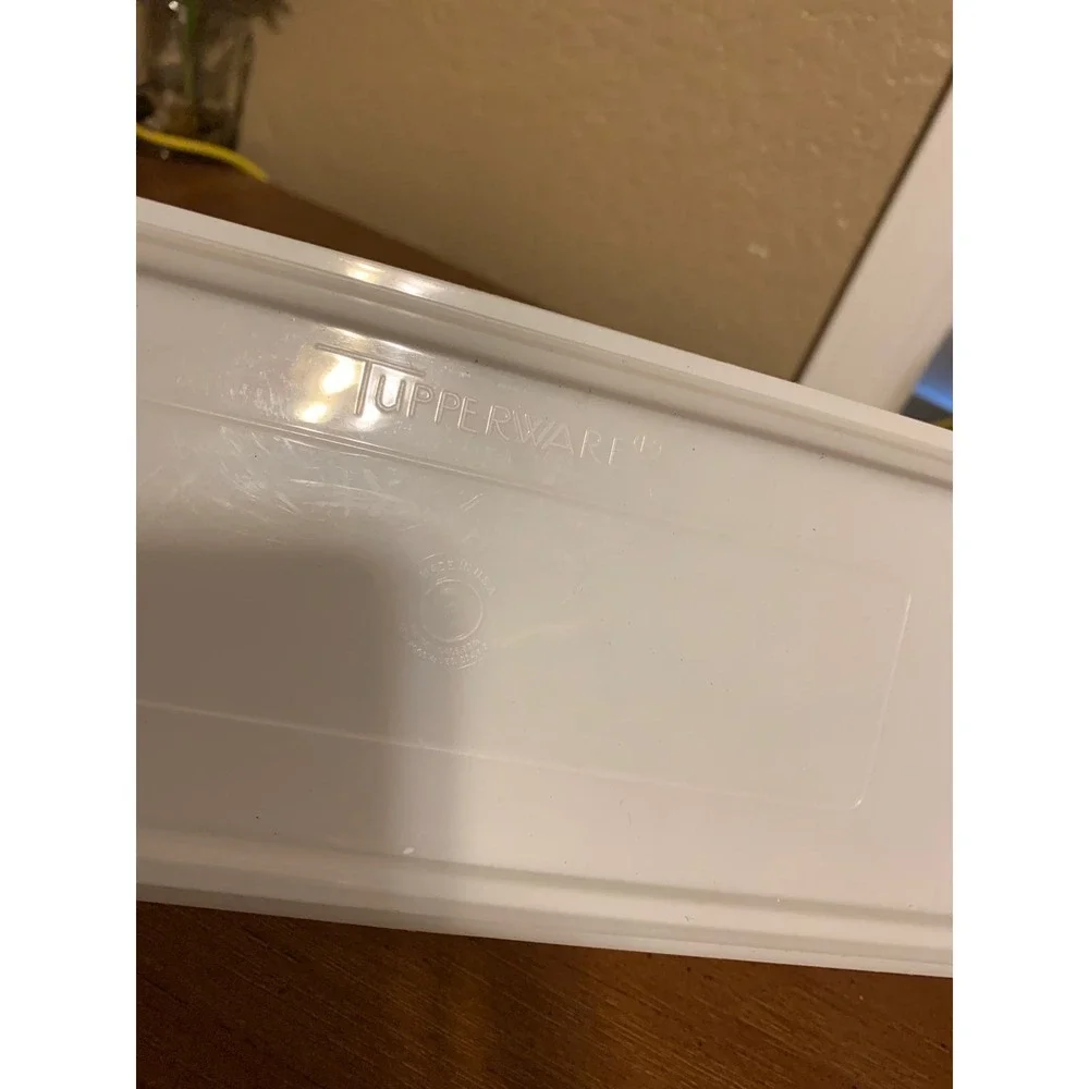 Vintage Tupperware Rectangular Storage Container‎ with Lid